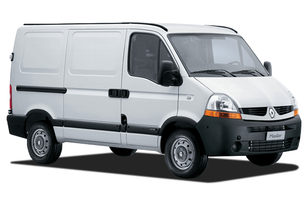 Vue latérale du fourgon RENAULT MASTER II - 1997 – modèle utilitaire aménageable